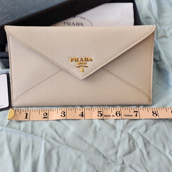[Brand New] Authentic Prada Saffiano Leather Long Envelope Wallet - Picture 8 of 10